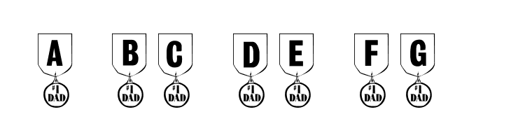 101! #1 Dad  Free Fonts Download