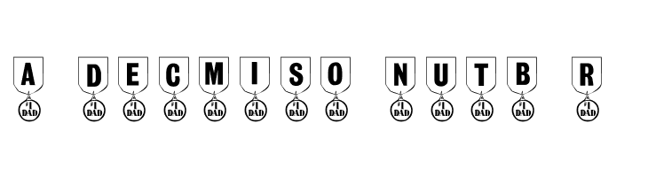 101! #1 Dad  Free Fonts Download