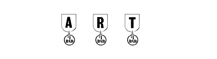 101! #1 Dad  Free Fonts Download