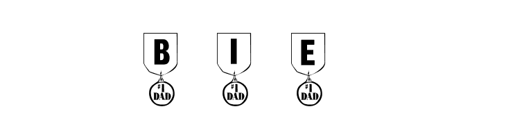 101! #1 Dad  Free Fonts Download
