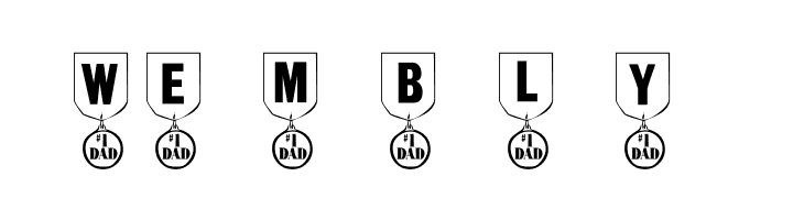 101! #1 Dad  Free Fonts Download