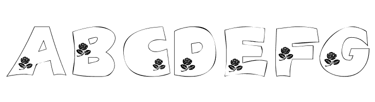 101! A Rose fer U  Free Fonts Download