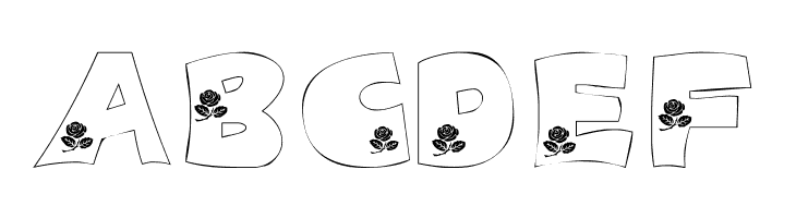 101! A Rose fer U  Free Fonts Download