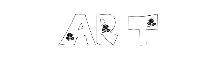 101! A Rose fer U  Free Fonts Download