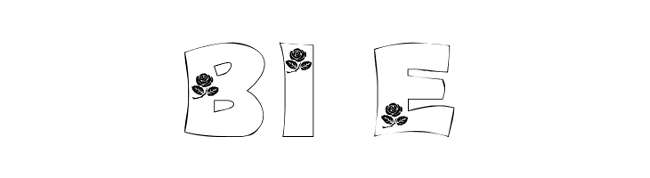 101! A Rose fer U  Free Fonts Download