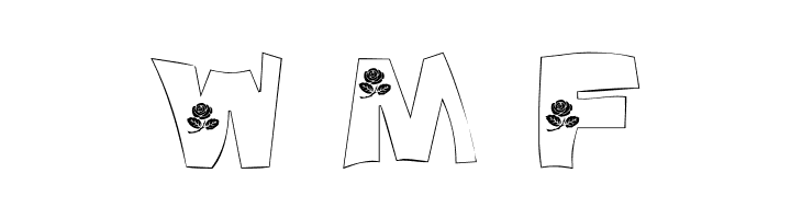 101! A Rose fer U  Free Fonts Download
