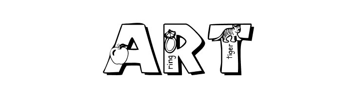 101! Alpha Pikture 'Bet  Free Fonts Download