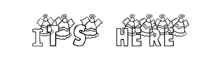 101! Angelic Alpha  Free Fonts Download