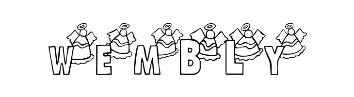 101! Angelic Alpha  Free Fonts Download