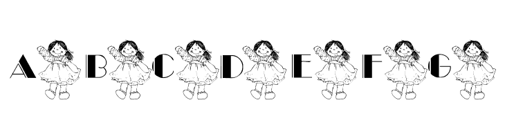 101! Ashleigh's Dolly  Free Fonts Download