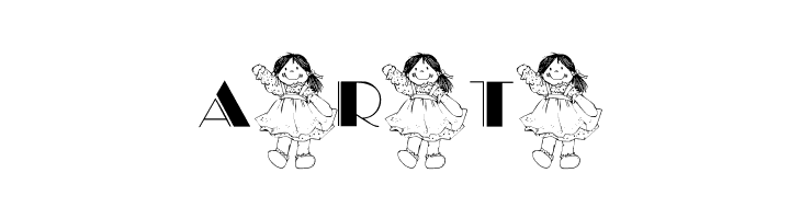101! Ashleigh's Dolly  Free Fonts Download
