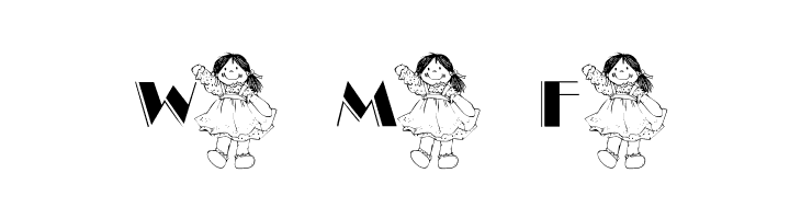 101! Ashleigh's Dolly  Free Fonts Download
