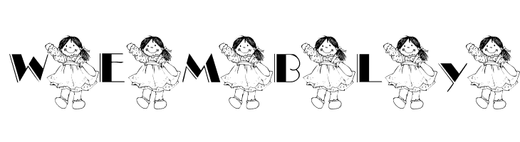 101! Ashleigh's Dolly  Free Fonts Download