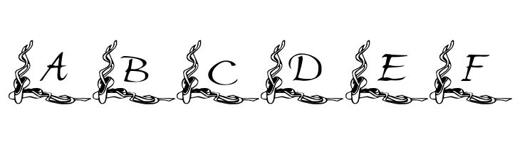 101! Ballet BorderZ  Free Fonts Download