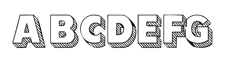 101! Block LetterZ  Free Fonts Download