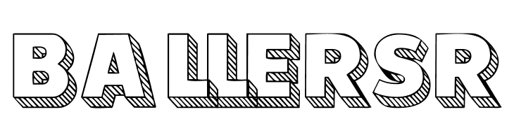 101! Block LetterZ  Free Fonts Download