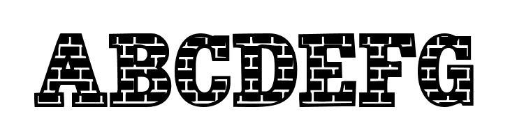 101! Brick Layer  Free Fonts Download