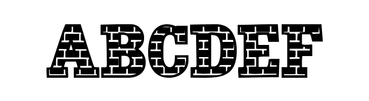 101! Brick Layer  Free Fonts Download