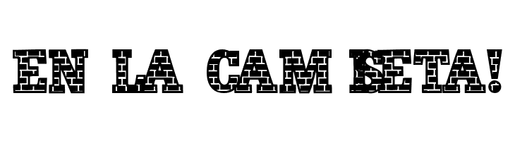 101! Brick Layer  Free Fonts Download