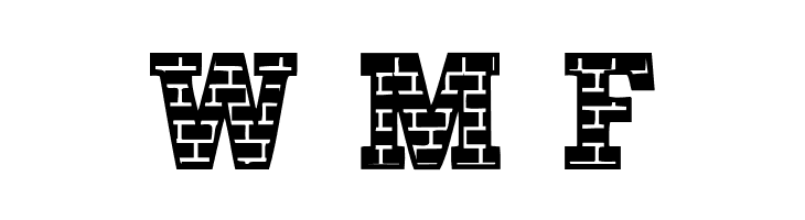101! Brick Layer  Free Fonts Download