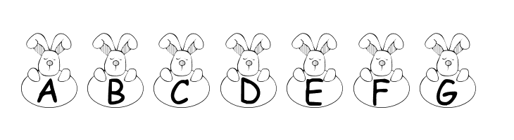 101! Bunny Hug  Free Fonts Download
