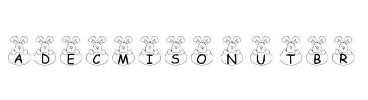 101! Bunny Hug  Free Fonts Download