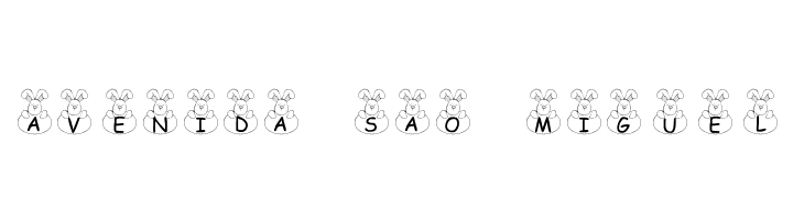 101! Bunny Hug  Free Fonts Download