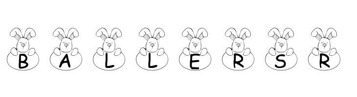 101! Bunny Hug  Free Fonts Download