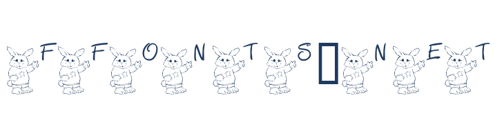 101! Bunny SayZ... font — Lorem ipsum body text preview