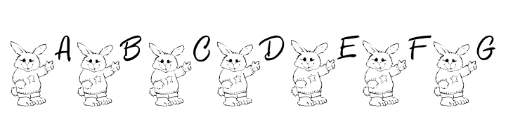 101! Bunny SayZ...  Free Fonts Download