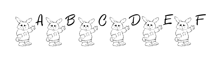 101! Bunny SayZ...  Free Fonts Download