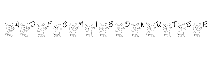 101! Bunny SayZ...  Free Fonts Download