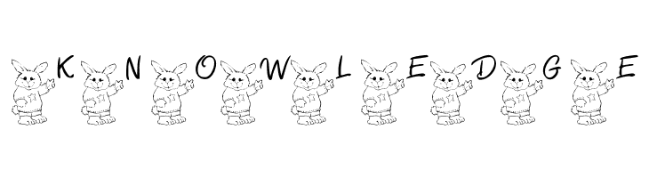 101! Bunny SayZ...  Free Fonts Download