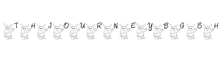101! Bunny SayZ...  Free Fonts Download