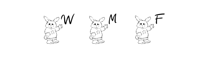 101! Bunny SayZ...  Free Fonts Download