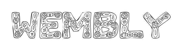 101! Button Mania  Free Fonts Download