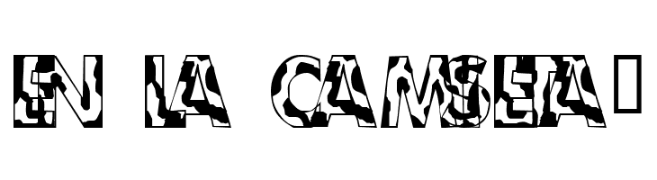 101! Camouflage  Free Fonts Download