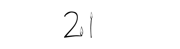 101! CandleZ  Free Fonts Download