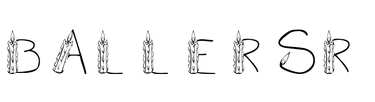 101! CandleZ  Free Fonts Download