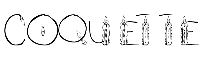 101! CandleZ  Free Fonts Download