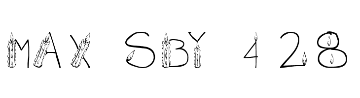 101! CandleZ  Free Fonts Download