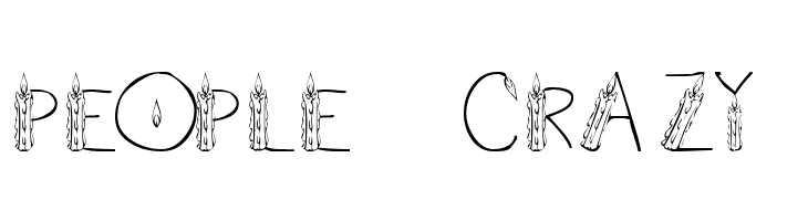 101! CandleZ  Free Fonts Download