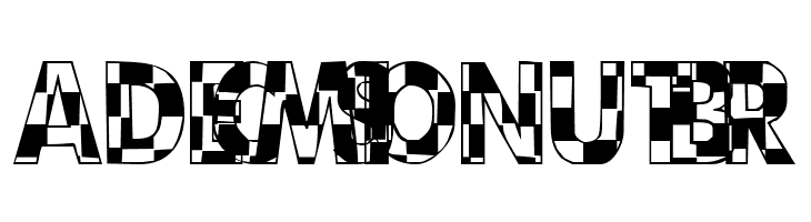 101! CheckBoard  Free Fonts Download