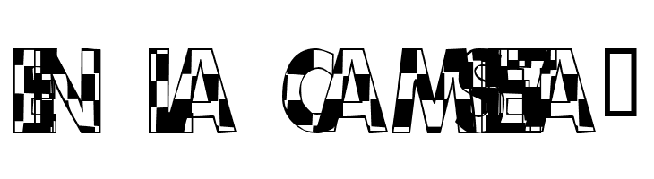 101! CheckBoard  Free Fonts Download