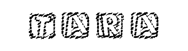 101! Chiseled 'Bet  Free Fonts Download