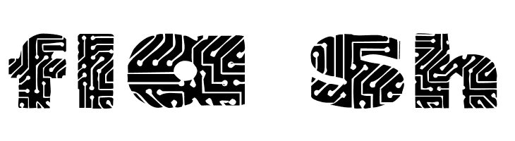 101! Circuit Board  Free Fonts Download