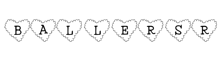 101! Cloudy HeartZ  Free Fonts Download