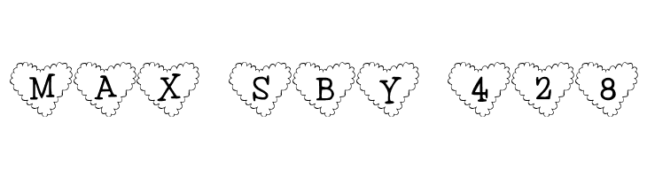 101! Cloudy HeartZ  Free Fonts Download