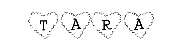 101! Cloudy HeartZ  Free Fonts Download