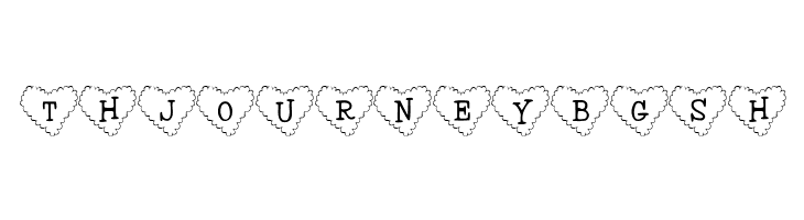 101! Cloudy HeartZ  Free Fonts Download